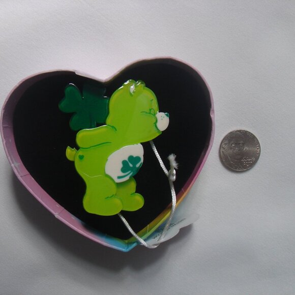 ERSTWILDER X CARE BEARS Good Luck Lucky Charm Brooch Limited Edition NIB NWT - Picture 3 of 7